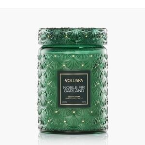 Voluspa Noble Fir Garland Candle brand NEW